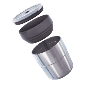 Vaso de acero inoxidable Xiclo